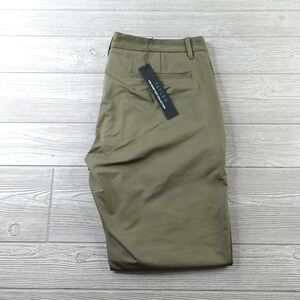 NEW Taylrd Chino Pants Mens Size 36x30 Olive Green The Warp Knit Collection NWT
